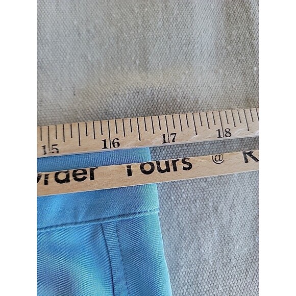 1764 Golf Pants Mens 32x32 Blue Flat Front Performance Stretch Casual Logo NEW - Picture 9 of 13